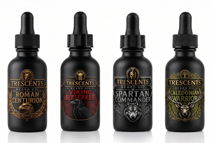 TréScents Warrior Beard Oil — Complete Set (4 x 15ml)
